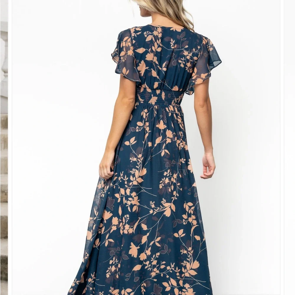 Lynlee Metallic Maxi Dress Baltic Born - Picture 3 of 5